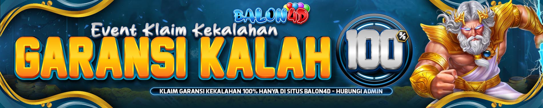 BONUS KEKALAHAN 100%